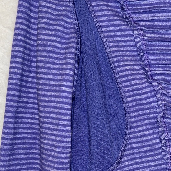 Lululemon Athletica Purple Striped Pullover - Picture 4 of 11